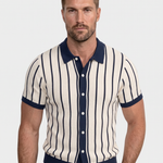 Atlantic Frame Knit Polo – Cross & Crown