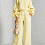 Carys | Floral Cuff Two-Piece Set