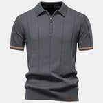 Royal Zip Polo – Cross & Crown