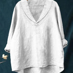 Elowen | Relaxed V-Neck Blouse