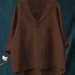 Elowen | Relaxed V-Neck Blouse