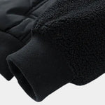 Sherpa Sleeves Padded Bomber Jacket - Cross & Crown