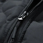 Sherpa Sleeves Padded Bomber Jacket - Cross & Crown