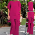Elegant Top & Wide Leg Pants Set