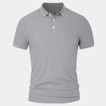 Steel Gray Polo – Cross & Crown