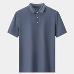 Steel Gray Polo – Cross & Crown