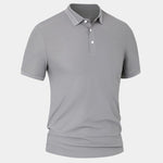Steel Gray Polo – Cross & Crown