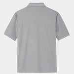Steel Gray Polo – Cross & Crown