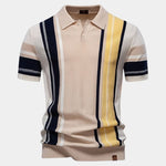 Sundown Stripes Polo – Cross & Crown