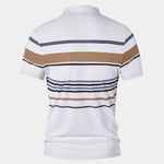 Sunset Stripe Polo – Cross & Crown