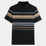 Sunset Stripe Polo – Cross & Crown