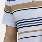 Sunset Stripe Polo – Cross & Crown