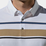 Sunset Stripe Polo – Cross & Crown