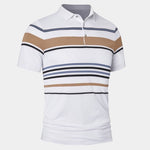 Sunset Stripe Polo – Cross & Crown