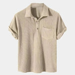 Textured Short Sleeve Shirt - Cross & Crown