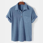 Textured Short Sleeve Shirt - Cross & Crown
