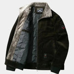 Thermal Windbreaker Corduroy Jacket - Cross & Crown