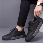 ROTHBURY LEATHER TRAINERS