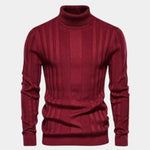 Turtleneck Knitwear Pullover Sweater - Cross & Crown
