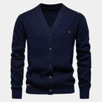 V Neck Knitwear Cardigan - Cross & Crown