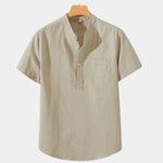 White Wellspring Linen T-Shirt – Cross & Crown