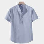 White Wellspring Linen T-Shirt – Cross & Crown