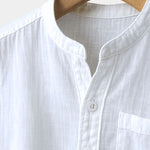 White Wellspring Linen T-Shirt – Cross & Crown