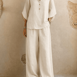 Maribel | Batwing Sleeves and Wide-Leg Pants